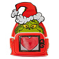 Loungefly Mini Backpack - Dr. Seuss' The Grinch - The Grinch With Growing Heart Red Faux Leather