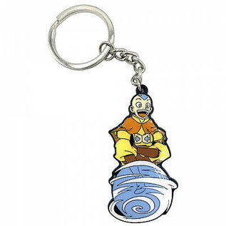 Mad Engine Keychain - Avatar the Last Airbender - Aang On a Cloud in Metal