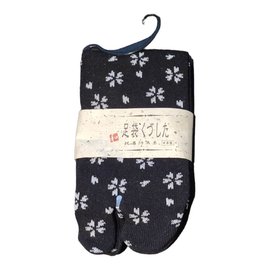 TOHOSEIKYOU Chaussettes - Tabi - Motif de Kozakura Noires et Blanches 1 Paire 23-25cm