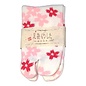 TOHOSEIKYOU Socks - Tabi - Sakura Pattern White, Roses et Rouges 1 Pair 23-25cm