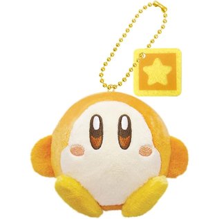 OST-Fancy Plush - Kirby of the Stars - Kirby's Dream Land Nukuiizu Waddle Dee with Block Keychain