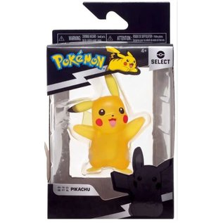 Jazwares Figurine - Pokémon - Select Battle Figure Pikachu Translucide 3" Series 1