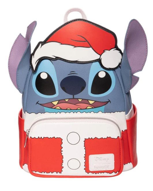 Mini Backpack Disney Lilo and Stitch Stitch in Santa Claus Faux Chez Rhox Geek Stop