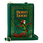 Loungefly Sacoche - Disney Robin des Bois - Livre de Robin des Bois en Faux Cuir Vert et Blanc