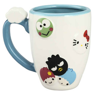 Paladone Mug - Sanrio Hello Kitty And Friends - Various Characters With Cloud Handle 15oz