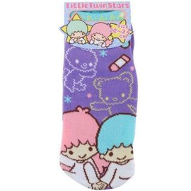 Nakajima Chaussettes - Sanrio Characters - Little Twin Stars avec Lipstick 1 Paire Courtes Chevilles 22-24cm