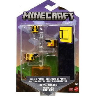 Mattel Figurine - Minecraft - Crée-un-portail Abeilles 3.25"