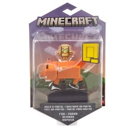 Mattel Figurine - Minecraft - Crée-un-portail Renard 3.25"