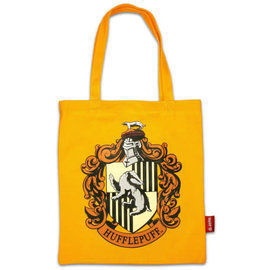 Half Moon Bay Tote Bag - Harry Potter - Hufflepuff Logo Poufsouffle Yellow Fabric