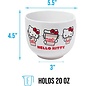 Silver Buffalo Bol - Sanrio Hello Kitty X Nissin Cup Noodles - The Original Cup Noodle avec Baguettes 20oz