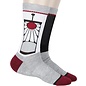 Bioworld Chaussettes - Demon Slayer: Kimetsu no Yaiba - Boucle d'oreilles Hanafuda de Tanjiro 1 Paire Crew