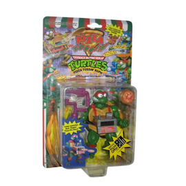 Playmates Toys Figurine - Nickelodeon Teenage Mutant Ninja Turtles - Pizza Tossin Raphaelo Lanceur de Pizza Avec Accessoires 5"