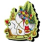 NMR Magnet - Dr Seuss The Grinch - Grinch With Gifts Sleigh Wood 3D