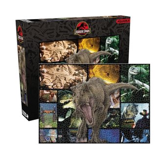 Aquarius Puzzle - Jurassic Park - Collage of the Movie with A 1000 pieces