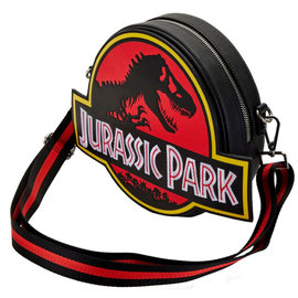 Loungefly Sac à Bandoulière - Jurassic Park - Logo Jurassic Park en Faux Cuir