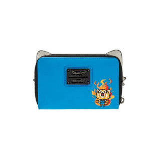 Loungefly Wallet - Sanrio Aggretsuko - Sticks Tongue Out Faux Leather Yellow and Blue