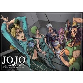 Ata-Boy Magnet - JoJo's Bizarre Adventure Stone Ocean - Jolyne, F.F. , Anasui, Ermes, Jotaro, Weather Report and Emporio
