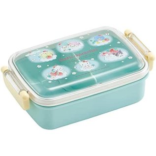 Skater Bento Box - Sanrio Characters - Various Characters In Strawberry Field with Separator 450ml