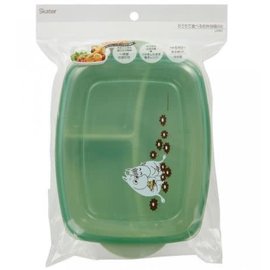 Skater Bento Box - Moomins - Snorkmaiden and Moonmintroll with 3 Compartments 640ml
