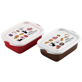 Skater Bento Box - Studio Ghibli Kiki's Delivery Service - Jiji and the Breakfast Set of 2 Containers 500ml