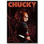 Ata-Boy Aimant - Chucky - Couteau sur Fond Rouge et Noir