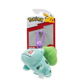 Jazwares Peluche - Pokémon - Bulbasaur avec Clip 3"