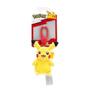 Jazwares Peluche - Pokémon - Pikachu avec Clip 3"