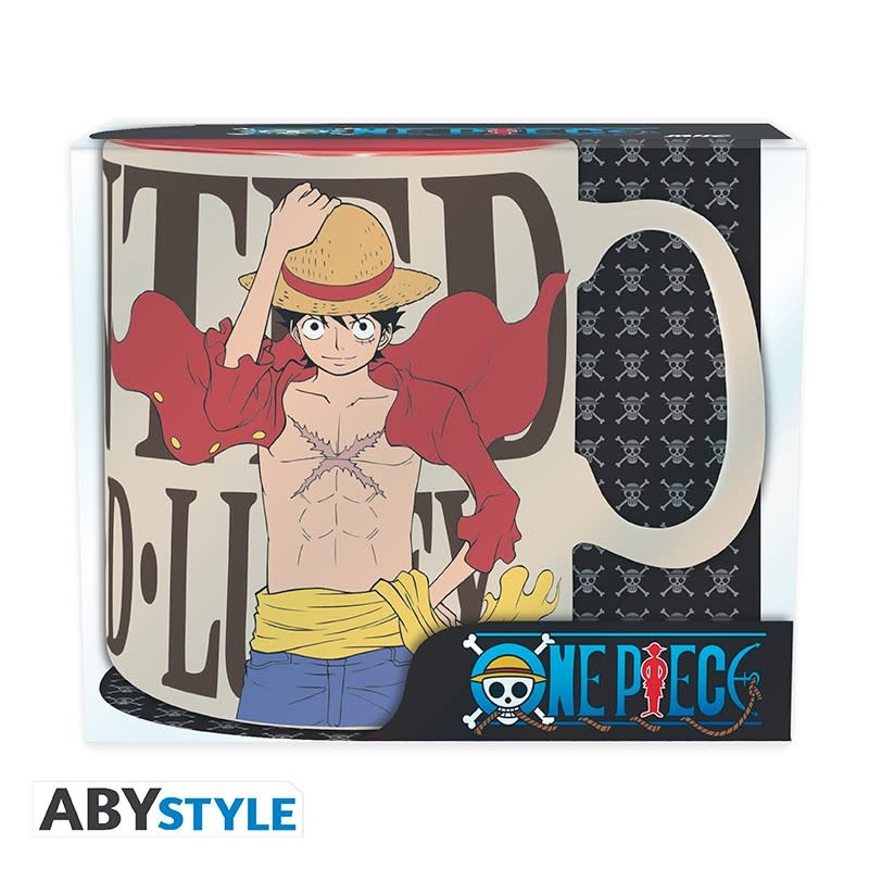 One Piece Luffy Wanted Poster 16oz Travel Mug 