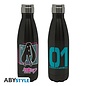 AbysSTyle Travel Bottle - Hatsune Miku 初音ミク- 01 Silhouette Pink and Turquoise 17oz