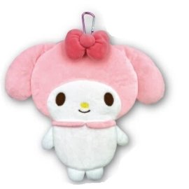 ShoPro Pouch - Sanrio My Melody - My Melody Plush with Clip 8"