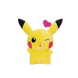 ShoPro Plush - Pokémon Pocket Monsters - Pikachu Winking with Heart 12"