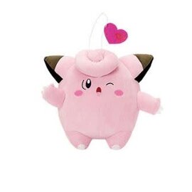 ShoPro Plush - Pokémon Pocket Monsters - Clefairy / Pippi Winking with Heart 10"