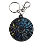 Great Eastern Entertainment Co. Inc. Keychain - Wednesday - Dormitory Stained Glass Rubber