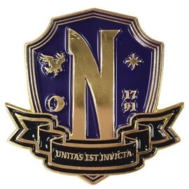 Great Eastern Entertainment Co. Inc. Pin - Wednesday - Nevermore Academia Crest in Enamel