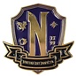 Great Eastern Entertainment Co. Inc. Épinglette - Wednesday - Emblème de l'Académie Nevermore en Émail