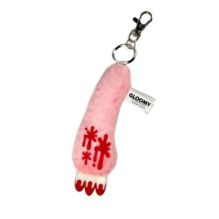 Mori Shack Keychain - Gloomy Bear the Naughty Grizzly  - Gloomy Bloody Arm in Plush 5"