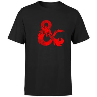 Bioworld Tee-Shirt - Dungeons & Dragons - Logo Rouge et Noir