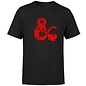 Bioworld T-Shirt - Dungeons & Dragons - Logo Red and Black