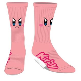 Bioworld Chaussettes - Nintendo Kirby - Visage Kirby Méchant Rose 1 Paire Crew
