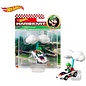 Mattel Toy - Hot Wheels Nintendo Mario Kart - Luigi P-Wing + Cloud Glider