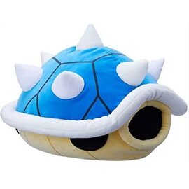 Takara Tomy Peluche - Nintendo Mario Kart - Carapace Bleue  à Épines Mochi-Mochi- Collection 15"
