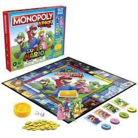 Hasbro Boardgame - Nintendo Super Mario - Monopoly Jr Super Mario