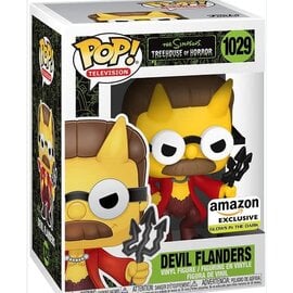 Funko Funko Pop! Television - The Simpsons Treehouse of Horror - Devil Flanders *Glow in The Dark* *Amazon  Exclusive * 1029
