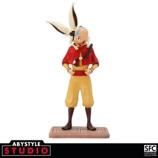 AbysSTyle Figurine - Avatar The Last Airbender - Aang avec Momo Super Figure Collection 1:10 7"