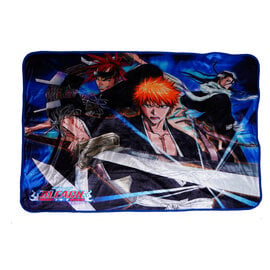 Great Eastern Entertainment Co. Inc. Blanket - Bleach - Ichigo Kurosaki, Byakuya Kuchiki, & Renji Abarai Throw in Plush 46x60"