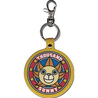 Great Eastern Entertainment Co. Inc. Keychain - One Piece - Thousand Sunny Faux Leather