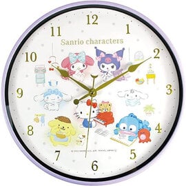 Sanrio Clock - Sanrio Characters - Happiness My Room! 30cm