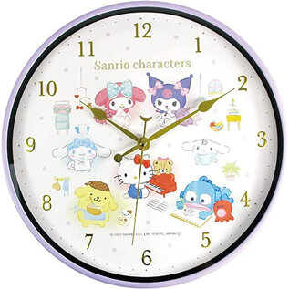 Sanrio Clock - Sanrio Characters - Happiness My Room! 30cm