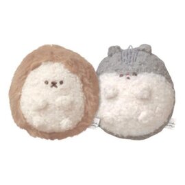 Crux Plush - Nikomei - Edgehog and Hamster Companions Set of 2 Keychain Kihoruda