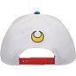 Bioworld Baseball Cap - Sailor Moon Crystal - Sailor Moon Uniform With The Cosmic Heart Compact Embroided White, Red and Blue Snapback Adjustable